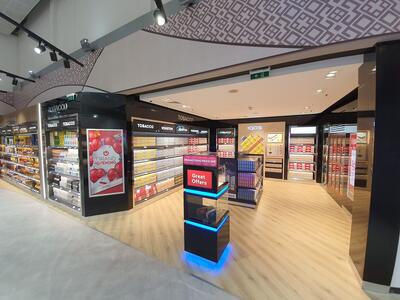 Belgrade Duty Free_Tobacco area