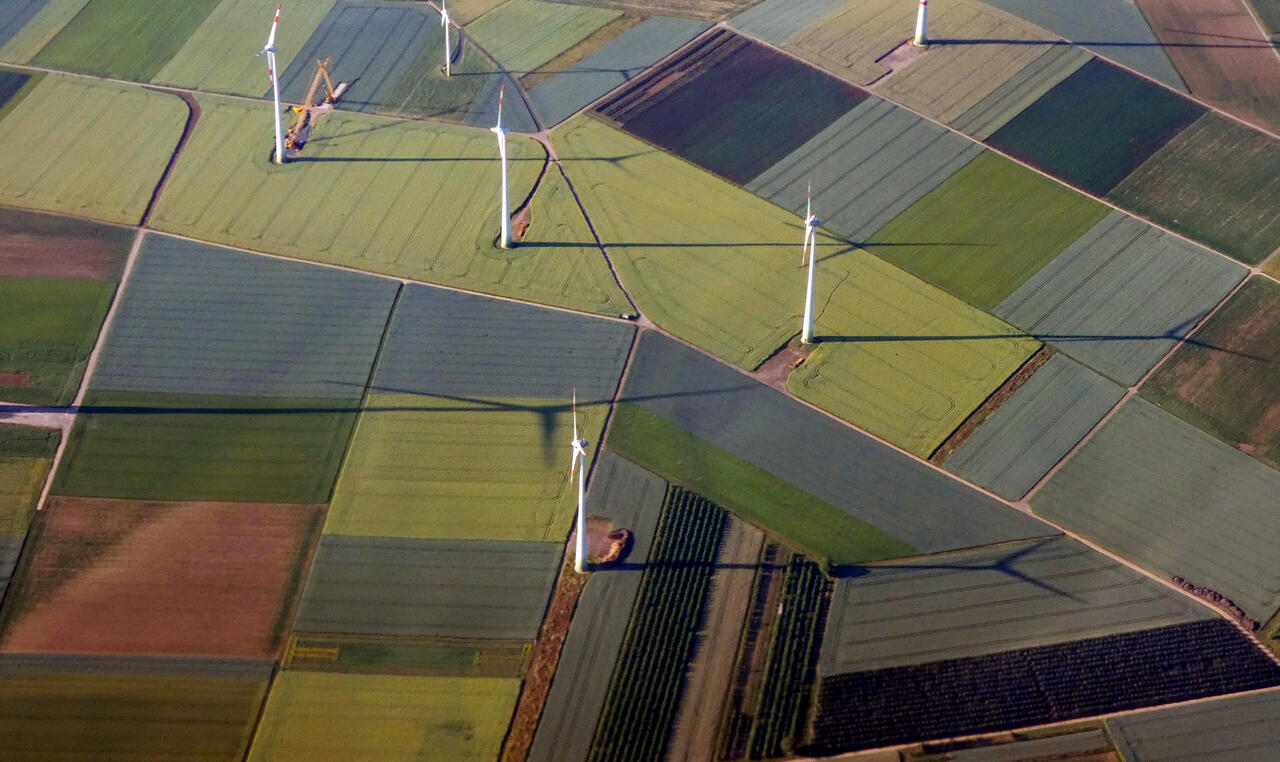 Fields from above